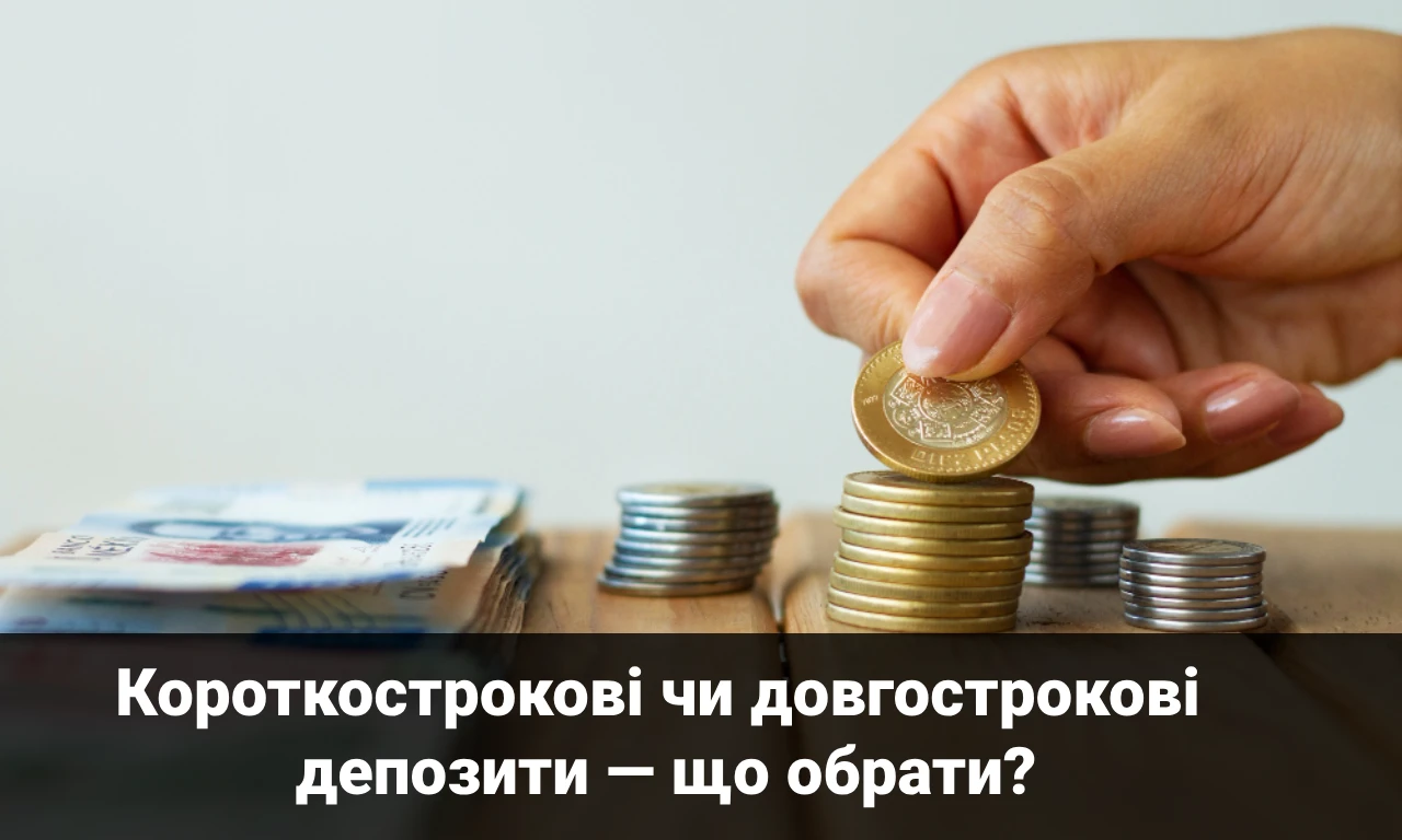 Короткострокові чи довгострокові депозити — що обрати?