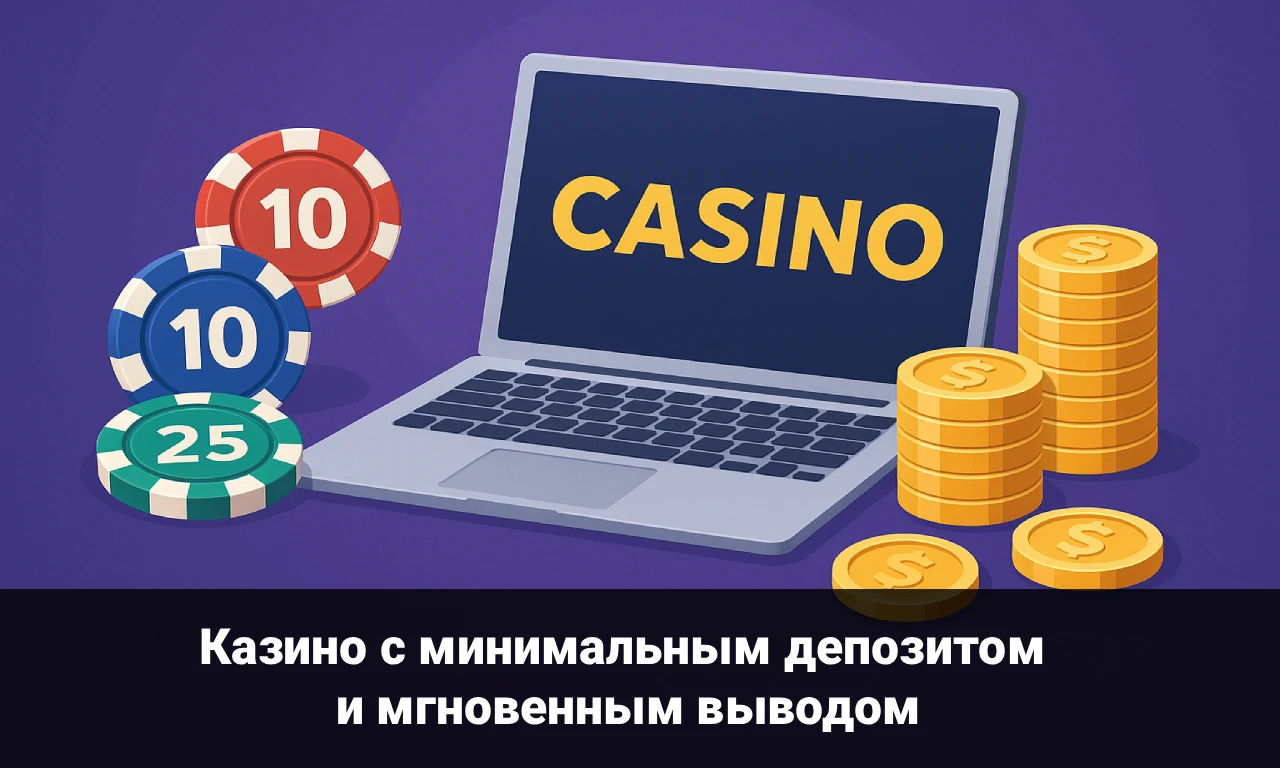 Казино с минимальным депозитом и мгновенным выводом