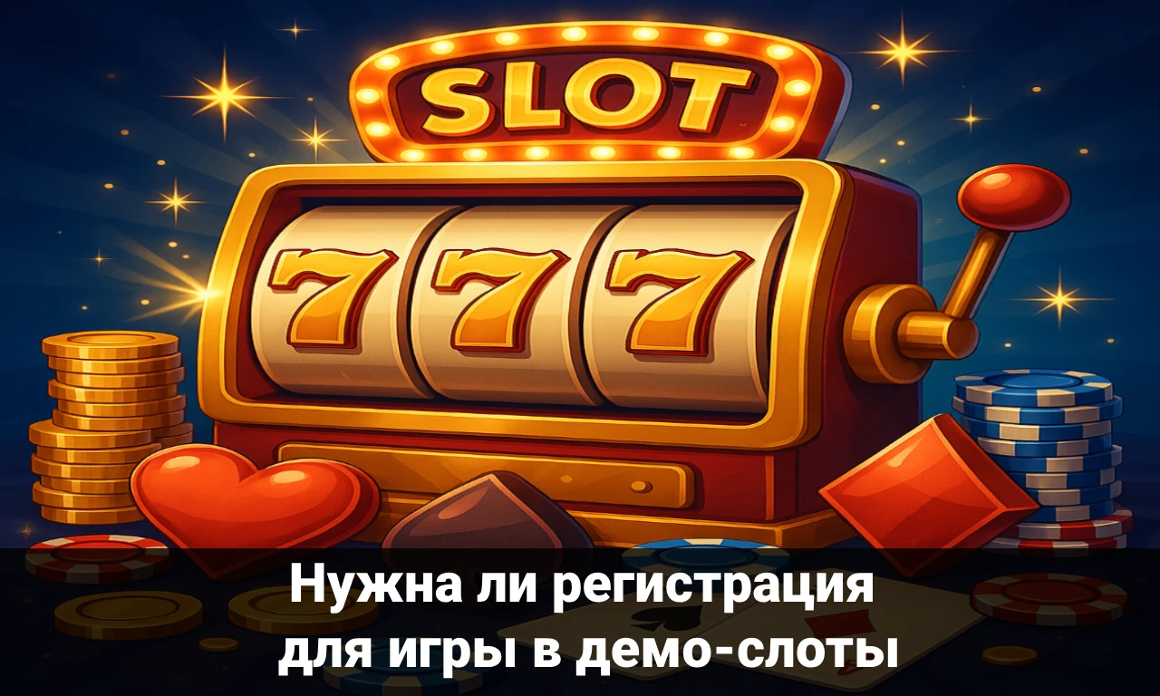 Нужна ли регистрация для игры в демо-слоты