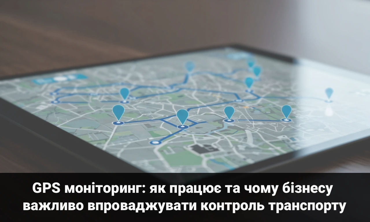 GPS моніторинг: як працює та чому бізнесу важливо впроваджувати контроль транспорту