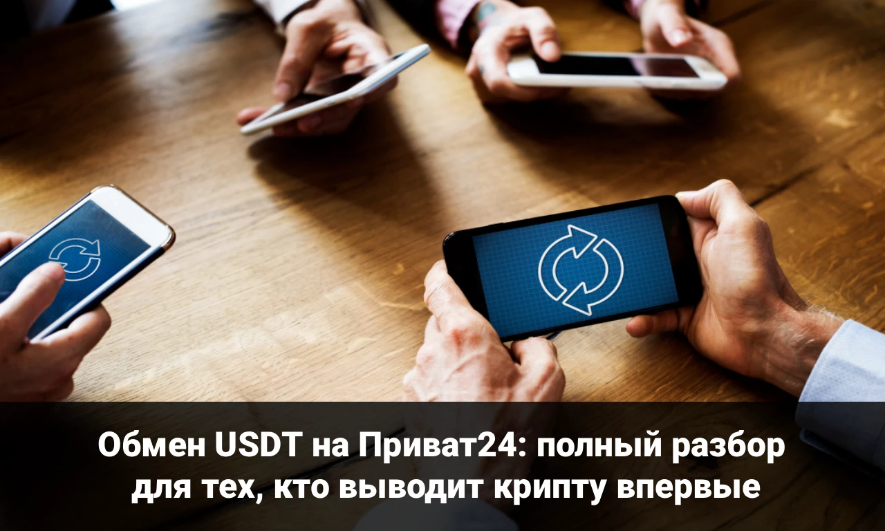 Обмен USDT на Приват24