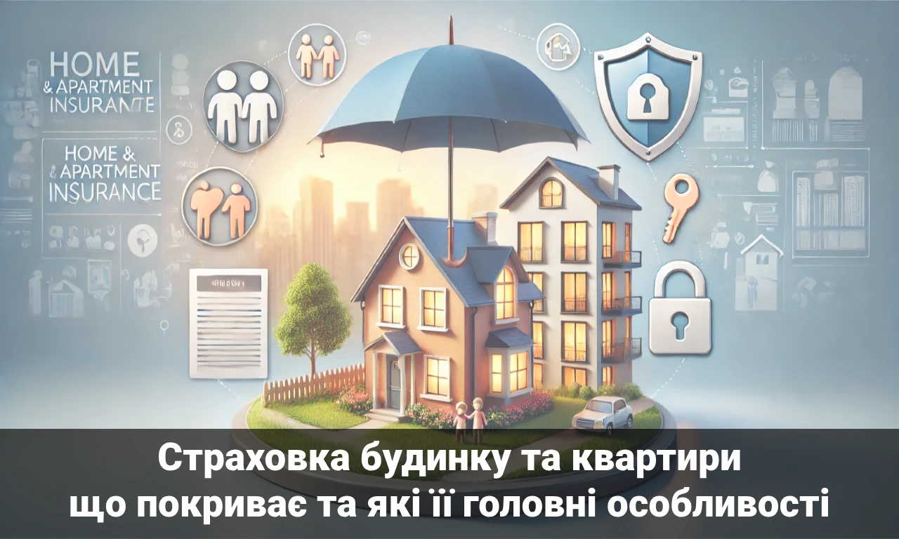 Страховка будинку та квартири: що покриває та які її головні особливості